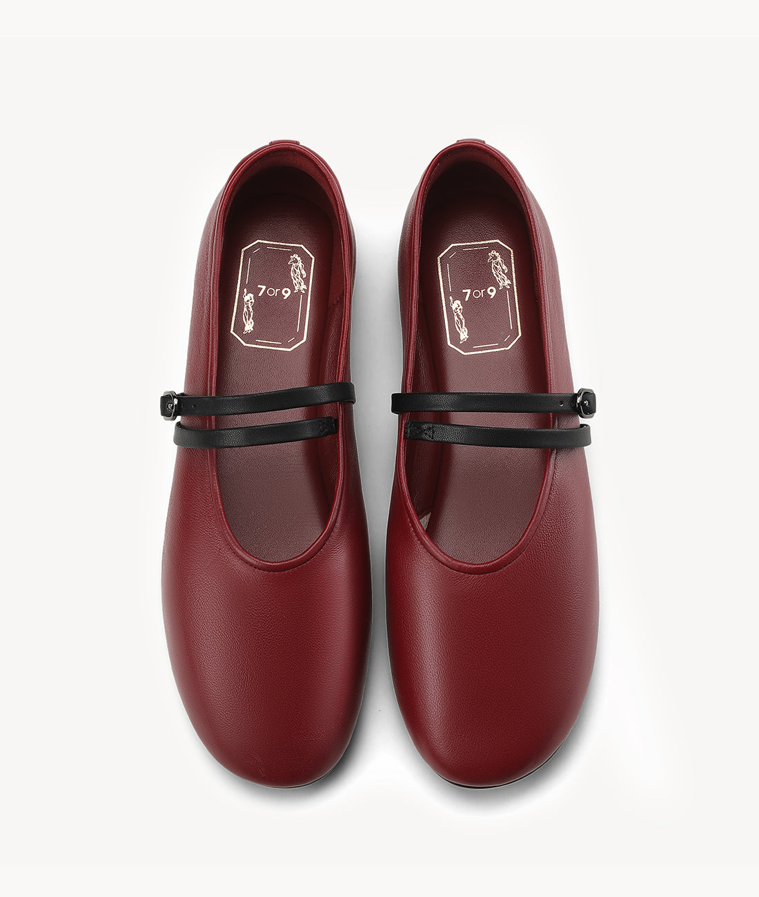 7or9 - Red Bean Fluffy Bread Flat - Flats&Loafers