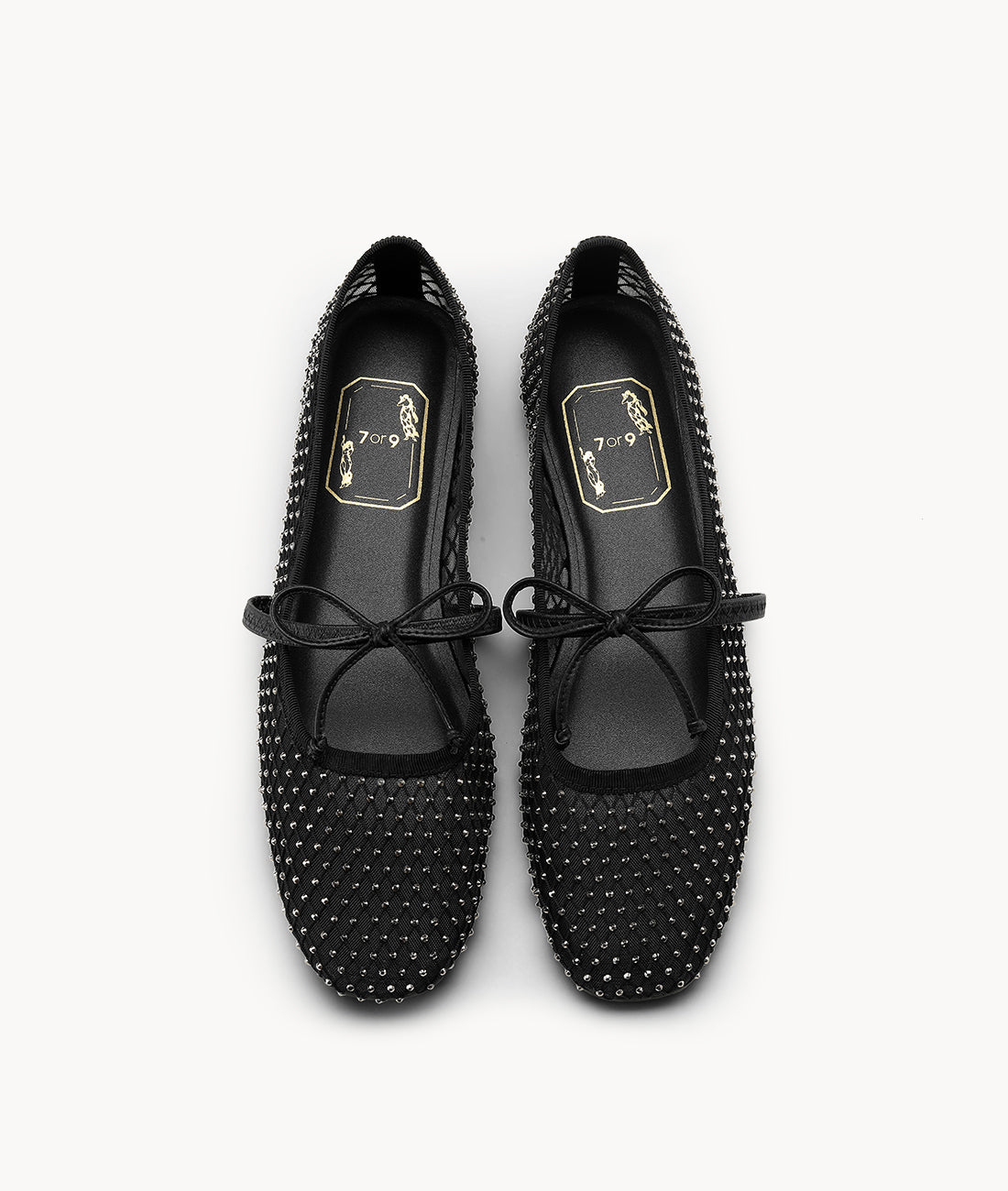 7or9 - Midnight Tulle Flat - Flats&Loafers
