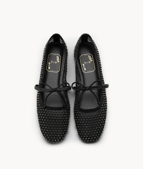 Midnight Tulle Flat