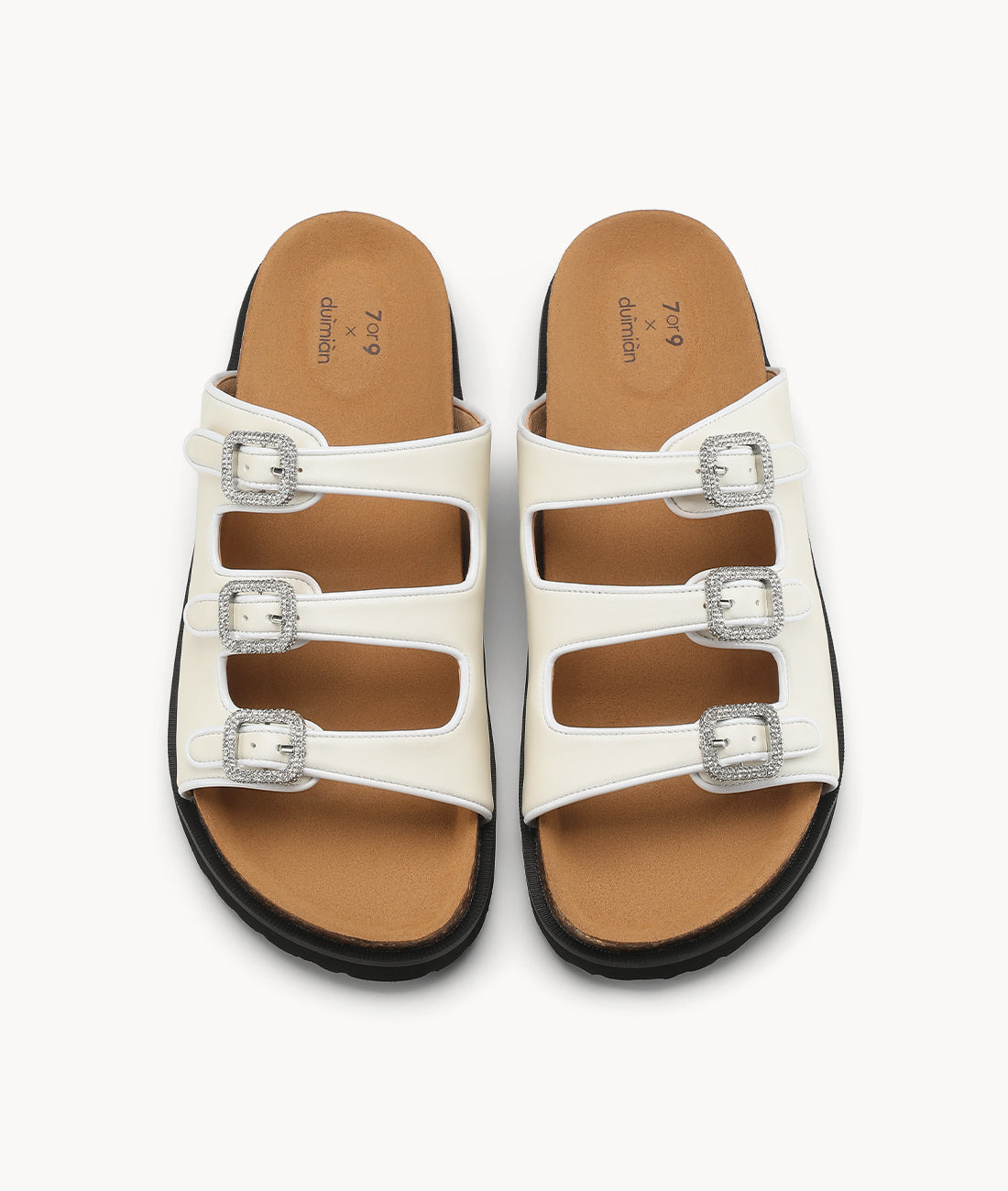 7or9 - Pearl Glow Slide - Sandals