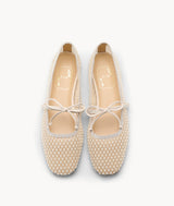 Pearl Tulle Flat