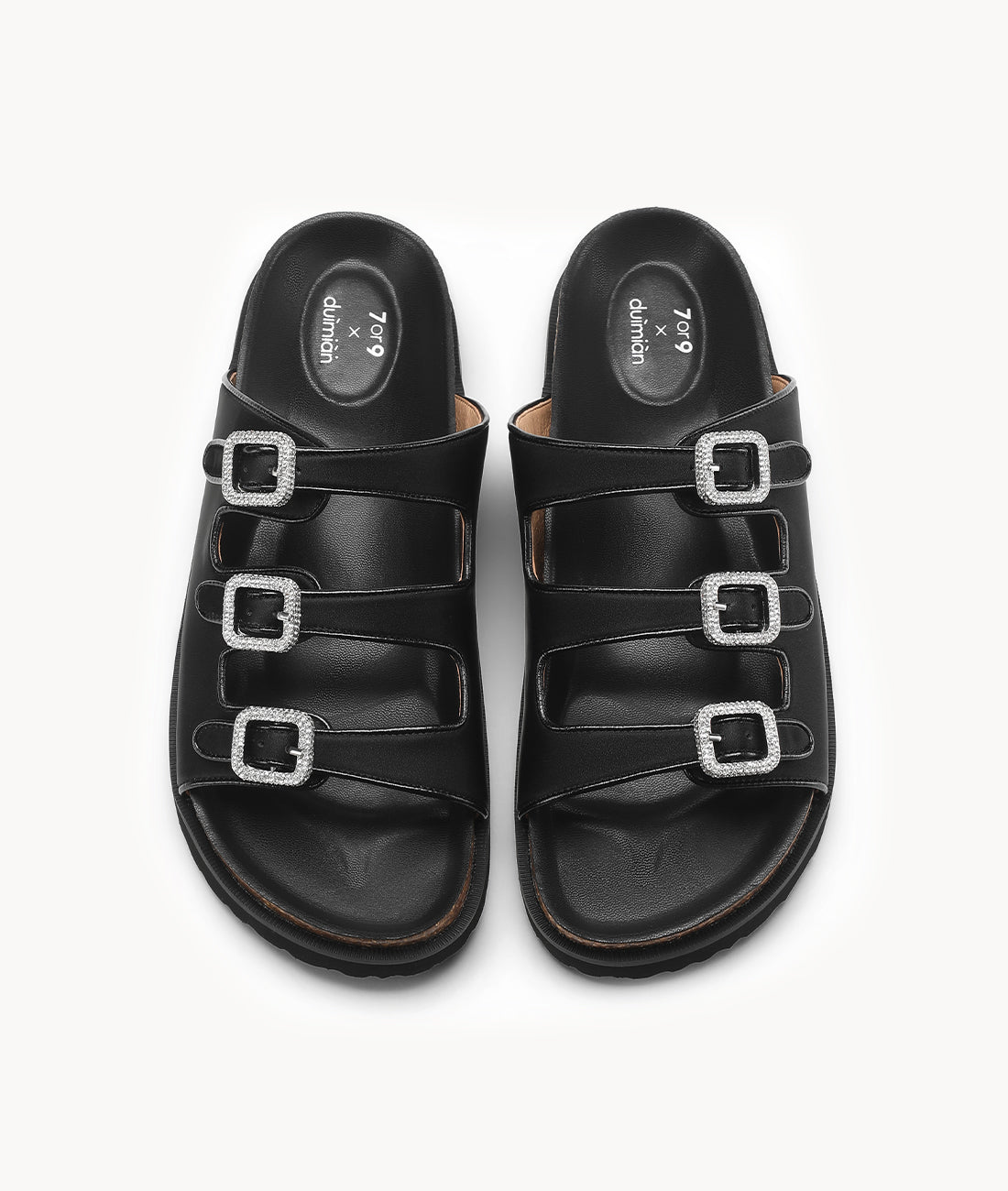 7or9 - Onyx Glow Slide - Sandals