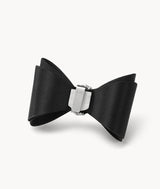 Silk Bow Buckle - Black