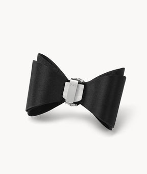 Silk Bow Buckle - Black