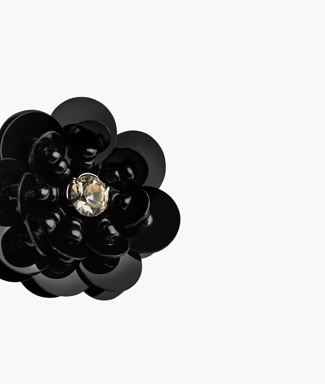 Sequin Flower Buckle - Pink