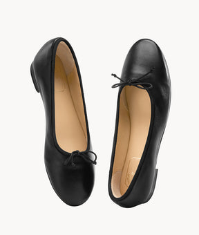 Dark Canele Ballet Flat