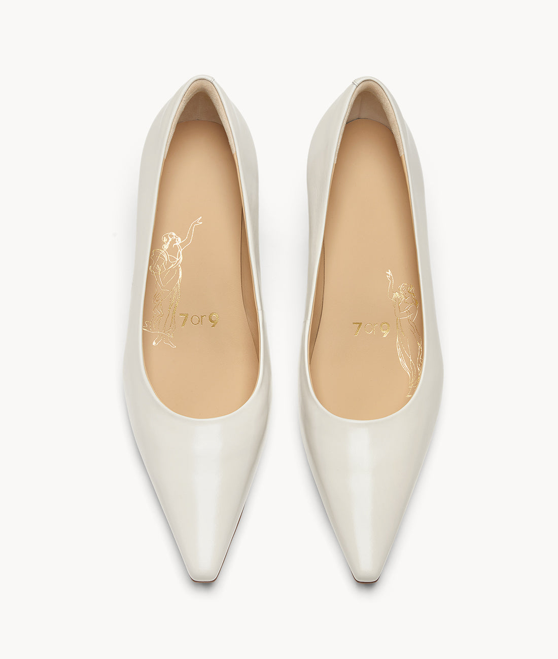 7or9 - Ivory Angelica Pump - Pumps