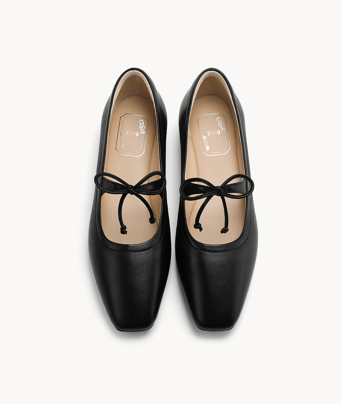 7or9 - Black Gnocchi Mary Jane - Flats&Loafers