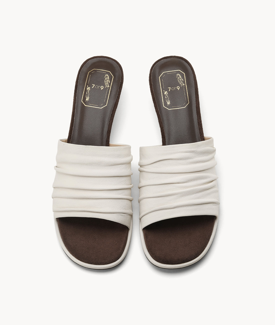 7or9 - Cream Petal Sandal - Sandals