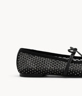 Midnight Tulle Flat