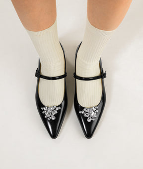 Geometric Rhinestone Buckle