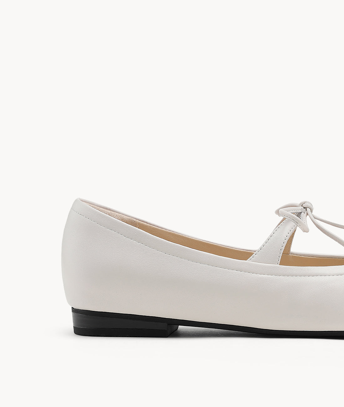 7or9 - White Gnocchi Mary Jane - Flats&Loafers