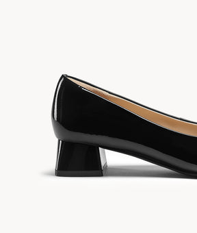 Black Charcoal Bagel Pump - Final Sale
