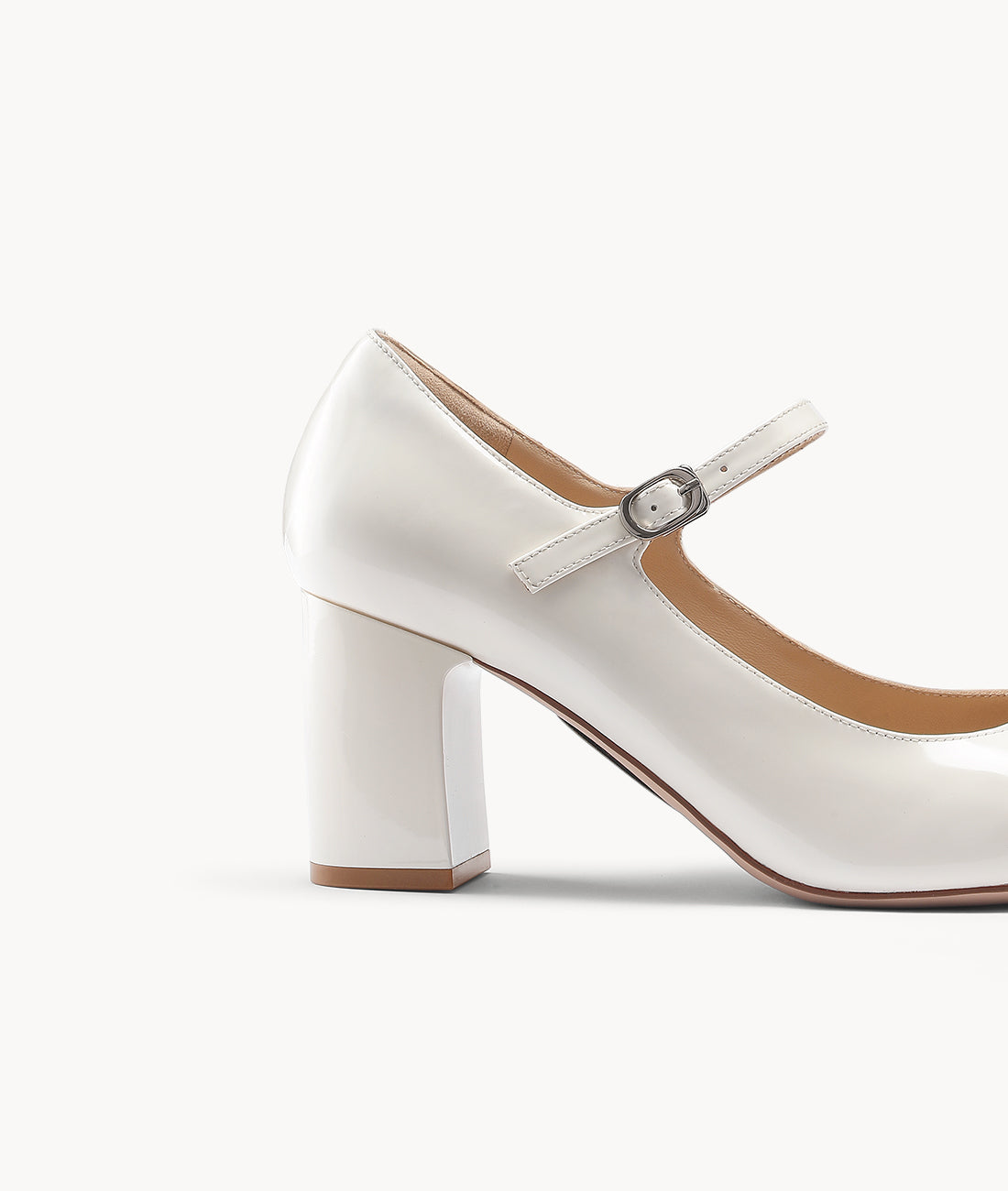 7or9 - White Mary Jane - Pumps