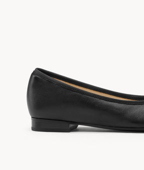 Dark Canele Ballet Flat