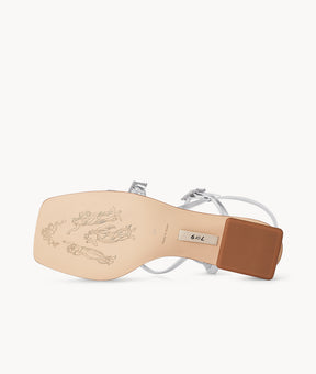 Silver Lotus Sandal