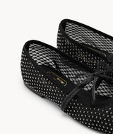 Midnight Tulle Flat