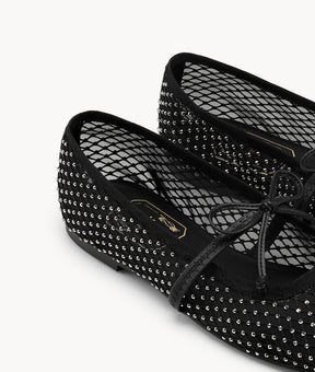Midnight Tulle Flat