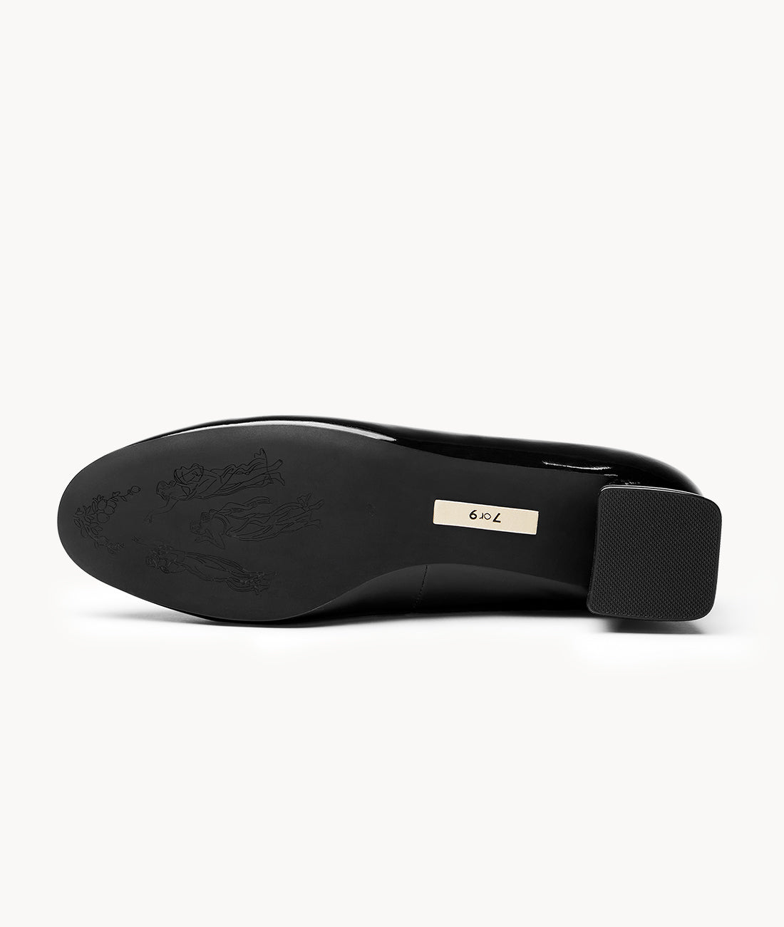 Black Charcoal Bagel Pump - Final Sale