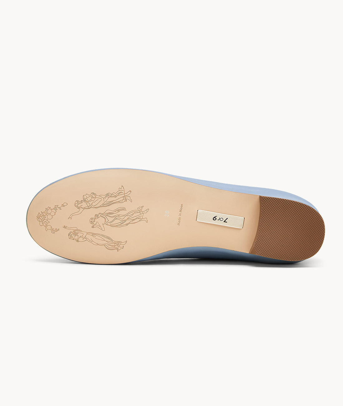 Sea Salt Canele Ballet Flat