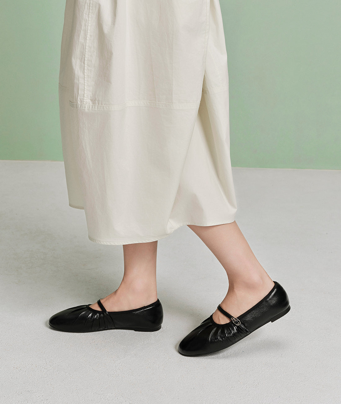 7or9 - Choco Madeleine Ballet Flat - Flats&Loafers