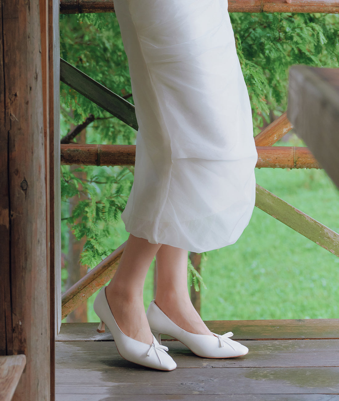 Ivory Macaron Pump