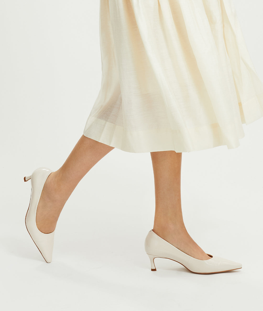 7or9 - Ivory Angelica Pump - Pumps