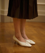 Ivory Macaron Pump