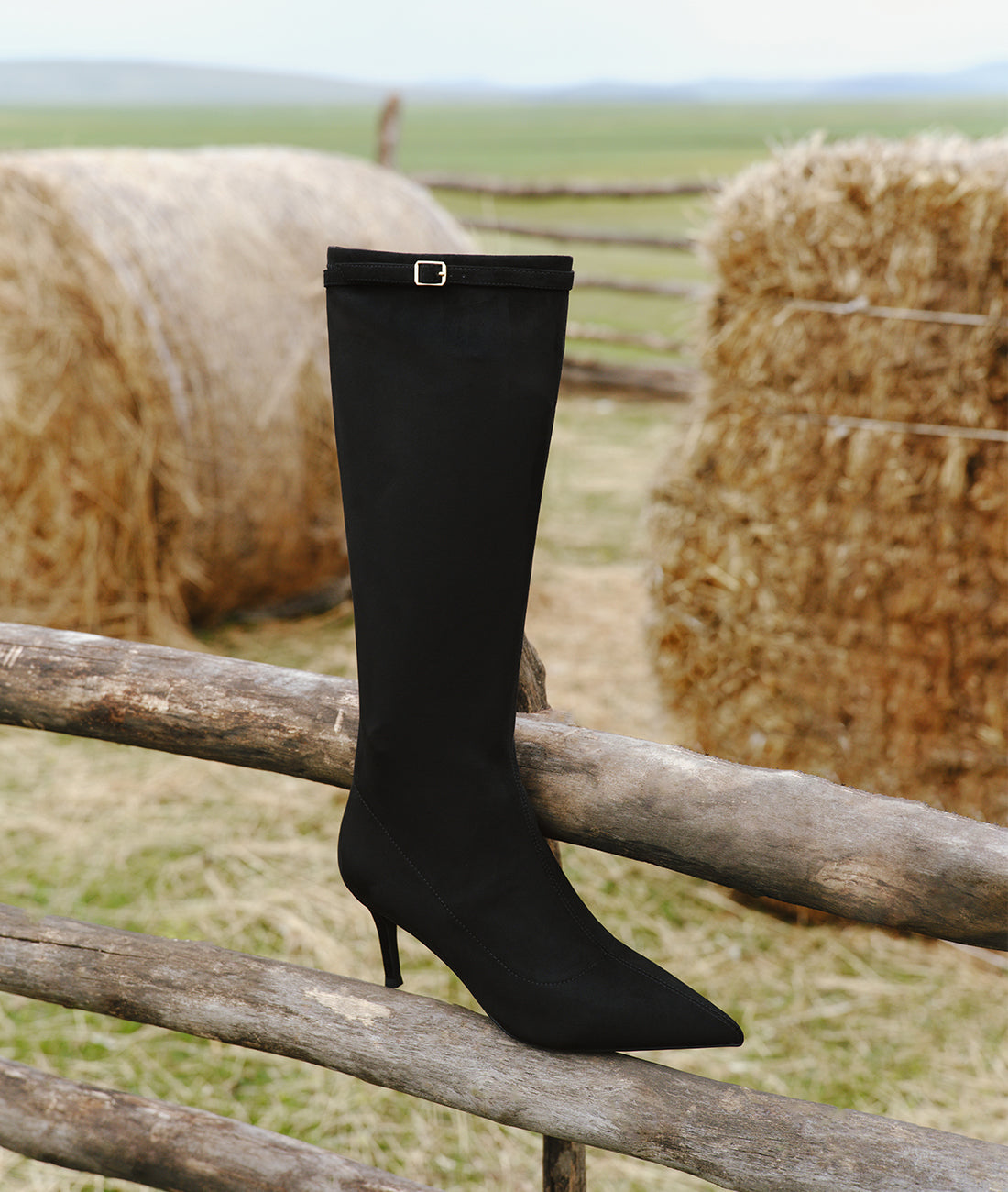 7or9 - Black Rosewood Air-touch Foam Boot - Air-touch Foam Boots