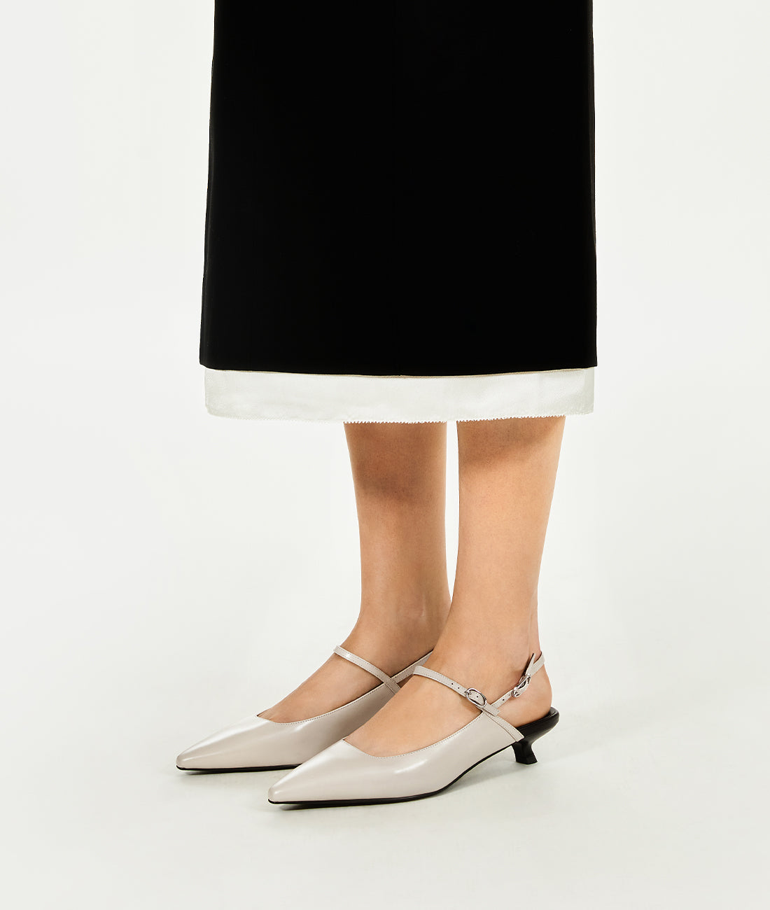 7or9 - Ivory Pearl - Slingbacks