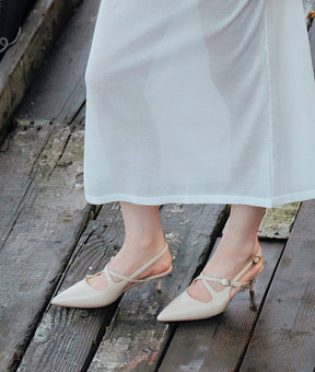 Peony Bloom Slingback