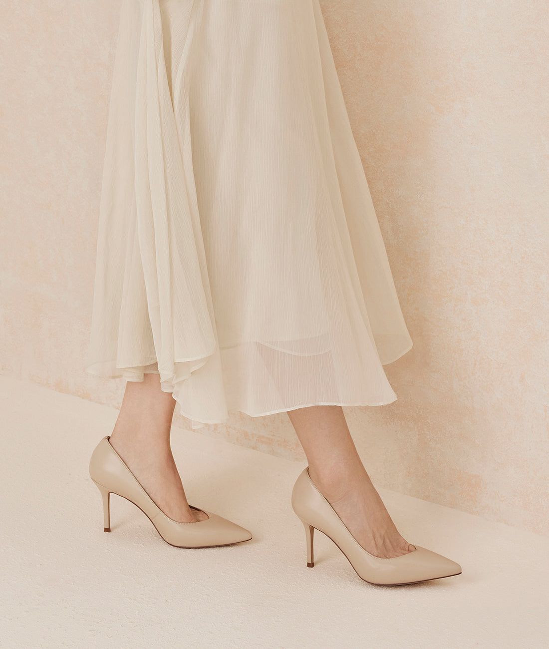 7or9 - Blush Peach Pump - Pumps