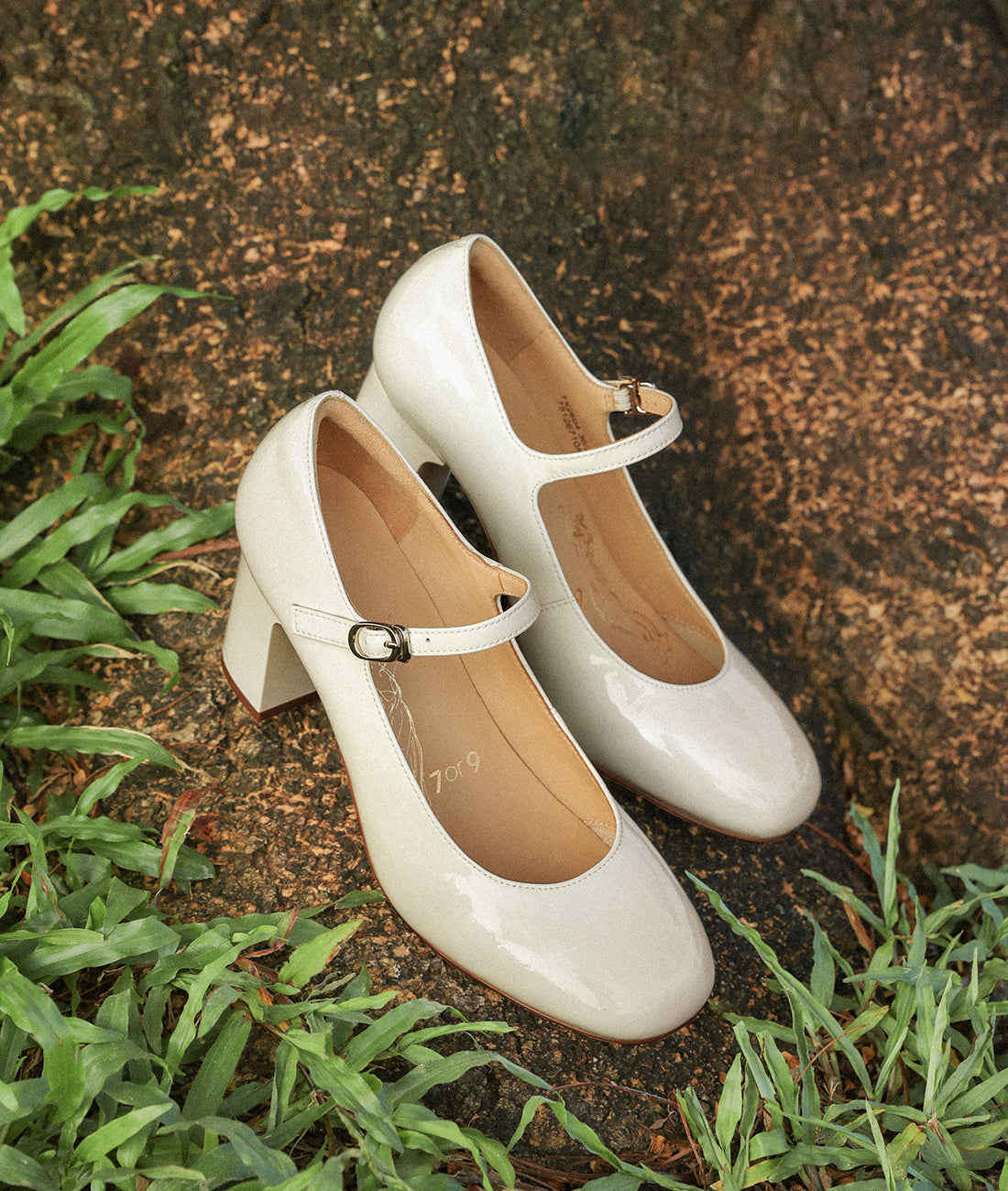 7or9 - White Mary Jane - Pumps