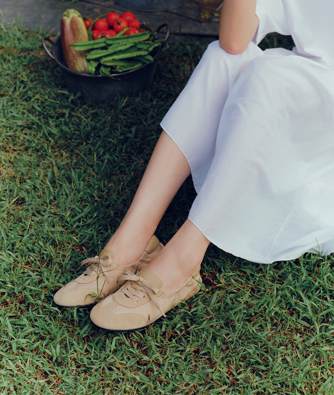 Almond Marshmallow Sneaker