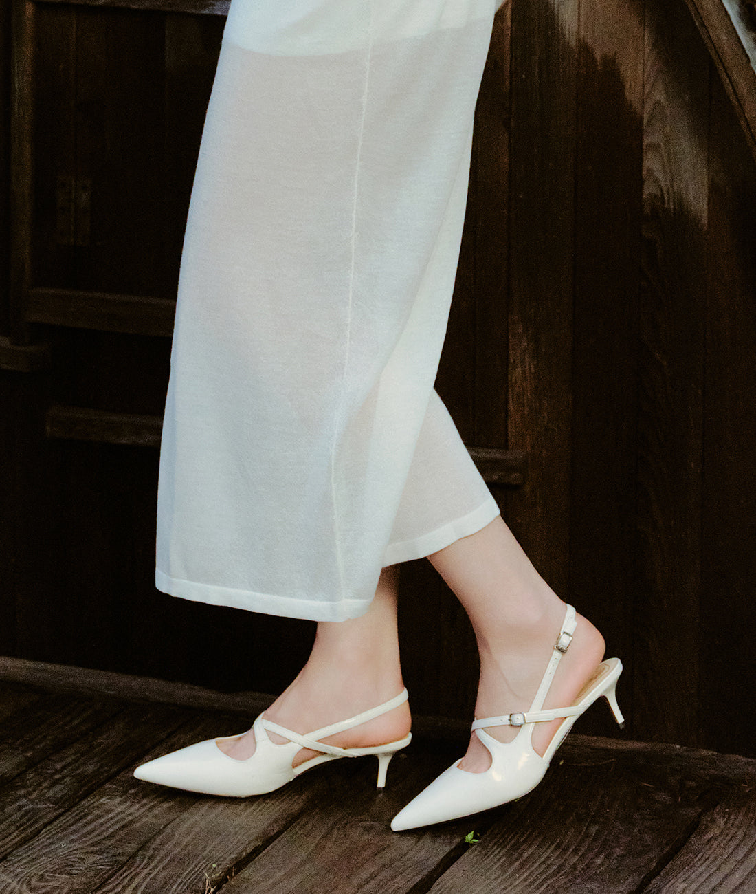 Daffodil Bloom Slingback