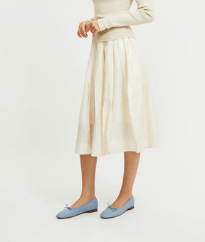 Sea Salt Canele Ballet Flat