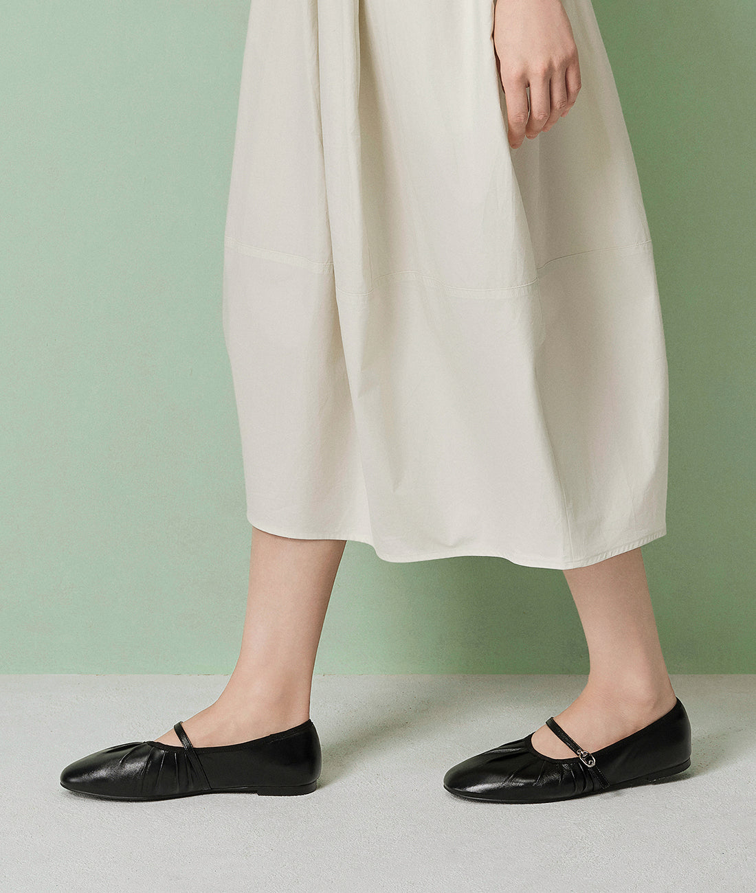 7or9 - Choco Madeleine Ballet Flat - Flats&Loafers