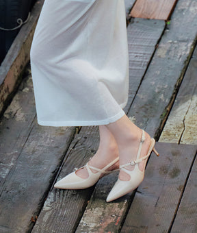 Peony Bloom Slingback