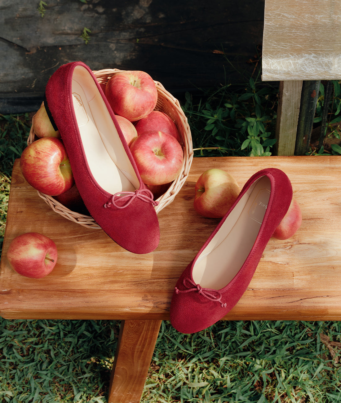 7or9 - Apple Canele Ballet Flat - Flats&Loafers