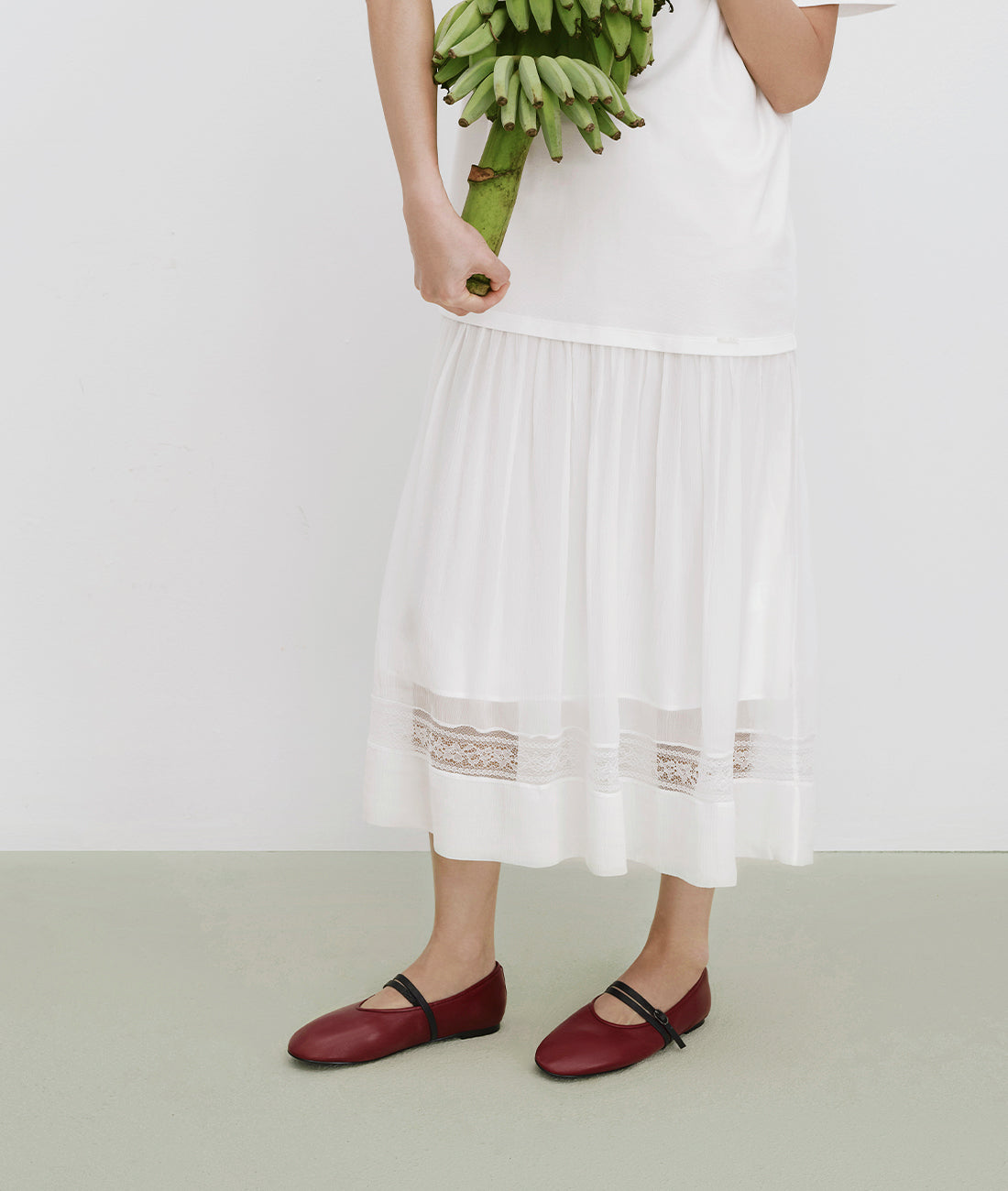 7or9 - Red Bean Fluffy Bread Flat - Flats&Loafers