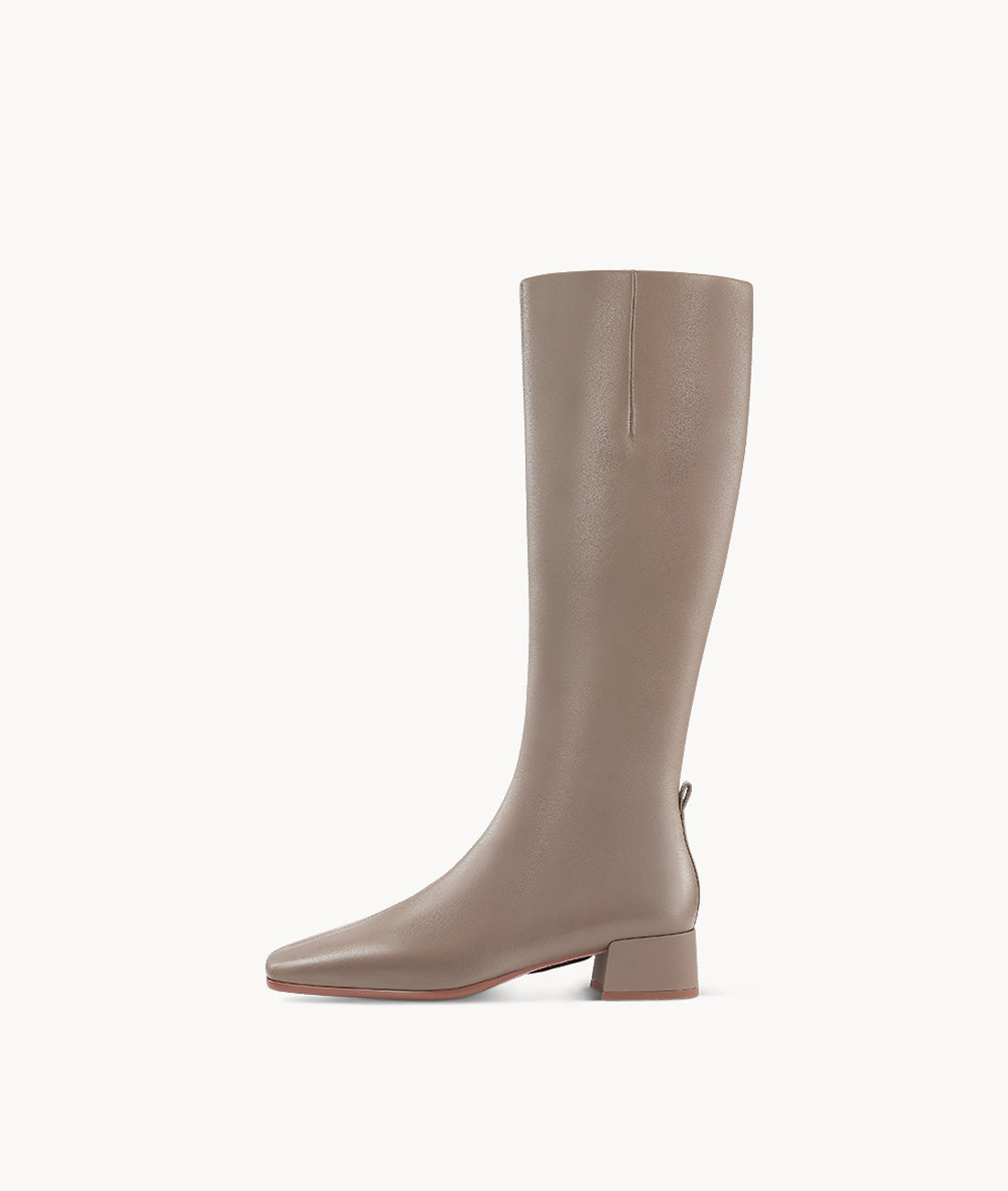 Milk Coffee Warmtech Boot (Knee-High Boot)
