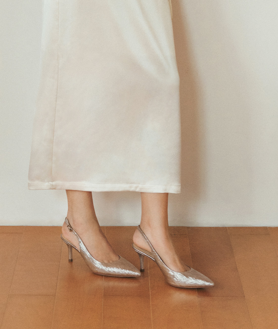 Pink Shell Slingback