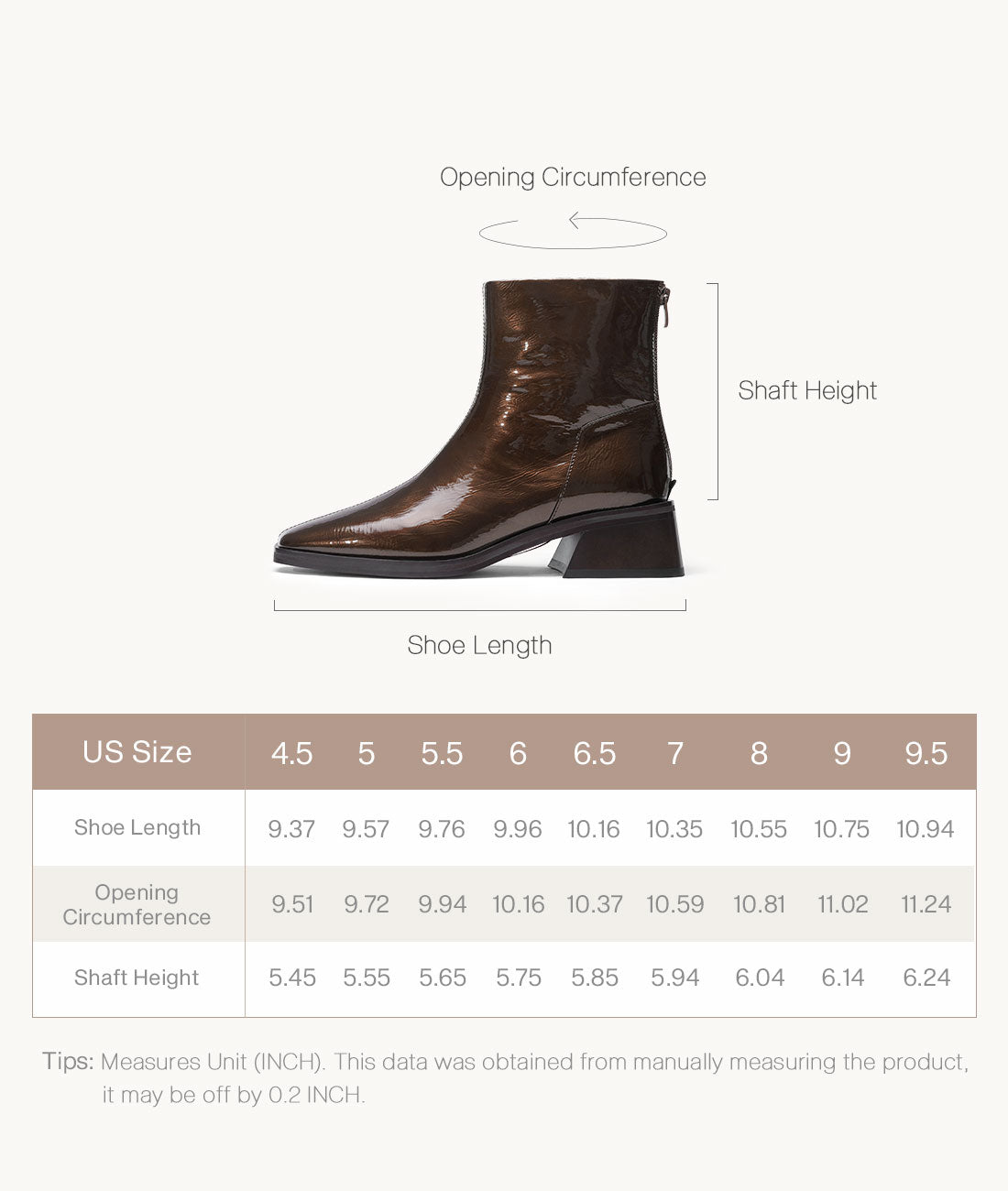 Caramel Brownie Boot - Final Sale