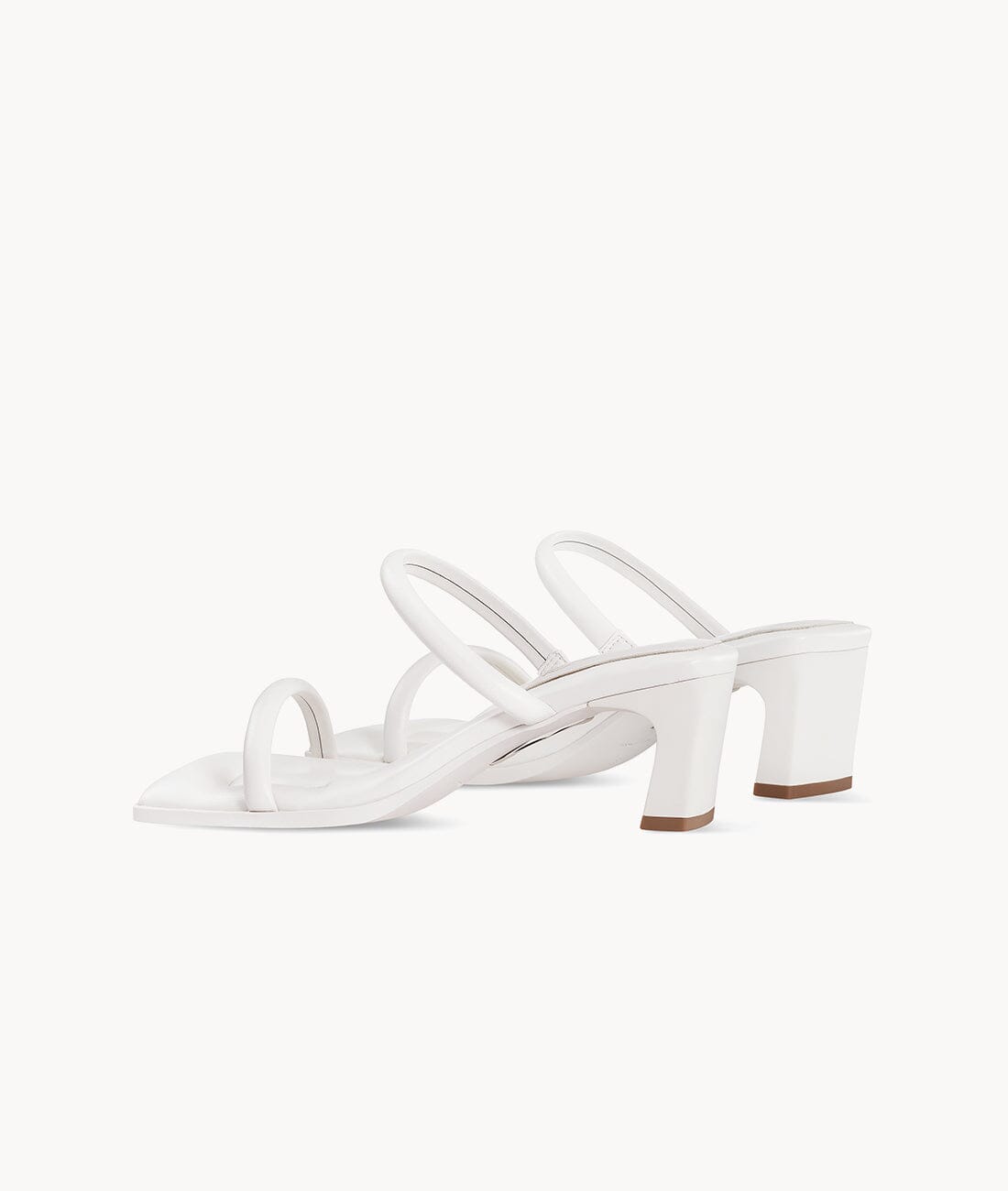 7or9 5cm White Sofas one-strap Sandals -Sandalwood 7or9 