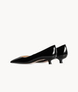 Black close toed pinted toe heels