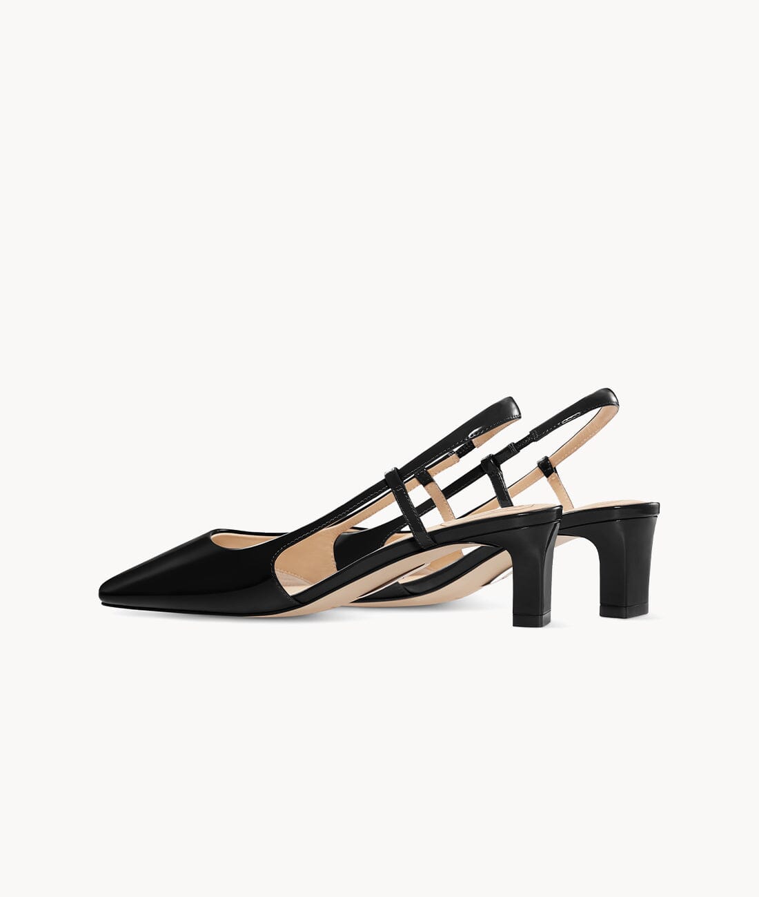 7or9 - Black Beauty - Slingbacks