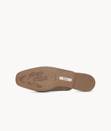 khaki womens flat mules