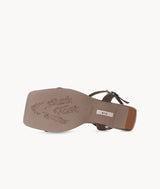 7or9 5cm Sofas one-strap Sandals -Shea Butter Sandals 7or9 -Grey